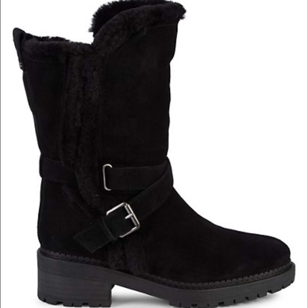 Sam Edelman suede faux fur boot